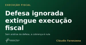 Capa do artigo sobre execução fiscal de multa ambiental extinta por defesa não analisada