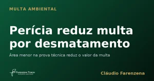 Perícia reduz multa por desmatamento