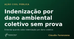 Capa do artigo sobre indenização por dano ambiental coletivo