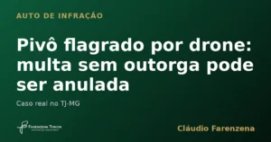 Capa do artigo sobre multa por captação de água sem outorga