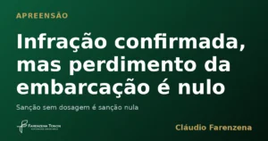 Capa do artigo sobre nulidade da pena de perdimento de embarcação apreendida pelo IBAMA