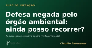Recurso administrativo contra multa ambiental